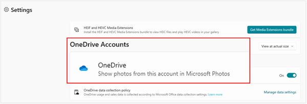 OneDrive がコンピューター上の写真を同期しないようにする