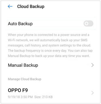 get back permanently deleted videos via oppo cloud