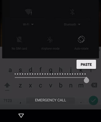 緊急通報を使用して Android 画面ロックを解除する
