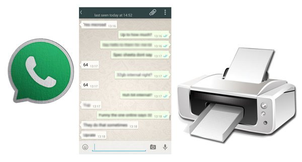 So drucken Sie WhatsApp-Nachrichten aus