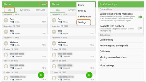 recover call logs from android