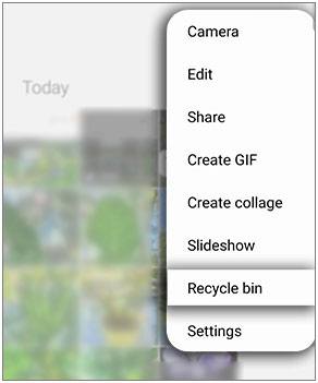 restore photos on samsung from recycle bin