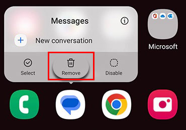remove apps from android directly