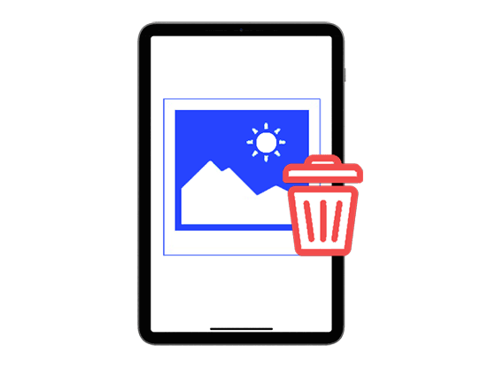 remove photos from ipad only