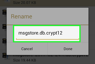 rename whatsapp file to restore