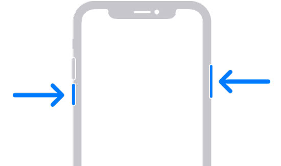 restart an iphone