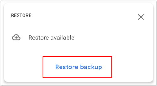 restore iphone data to oneplus with google one