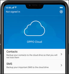 Oppo Cloud で Oppo を復元する