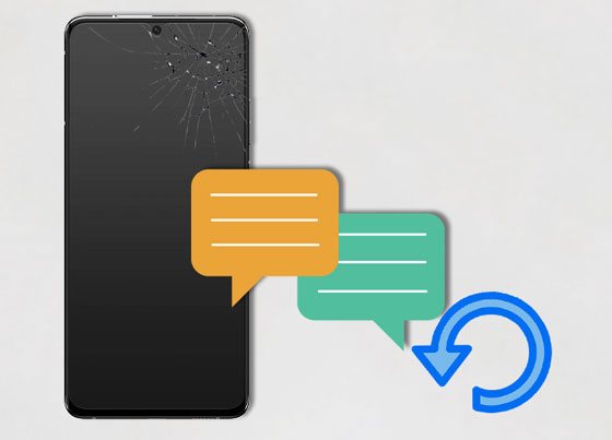 comment récupérer des messages texte d'un Samsung cassé