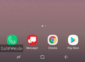 get samsung tablet into safe mode to fix it