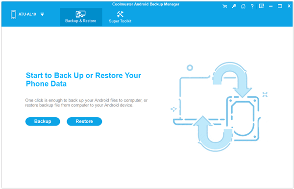 use the titanium backup alternative to back up android data