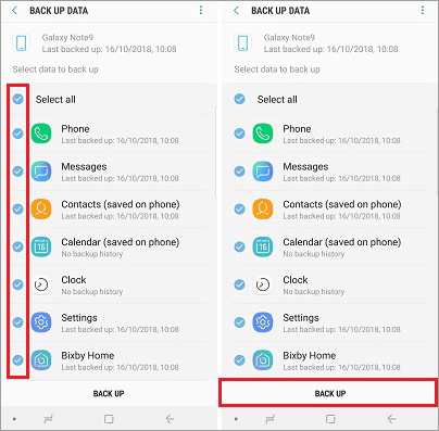 サムスンクラウドを使用してサムスン携帯電話から別の携帯電話にメッセージを転送する方法