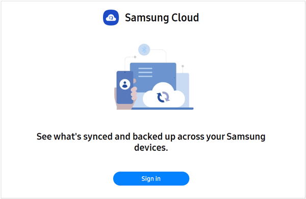 access samsung cloud on computer