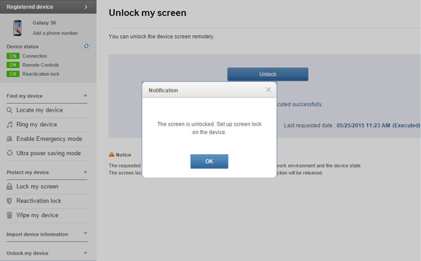 how to bypass samsung lock screen with find my device