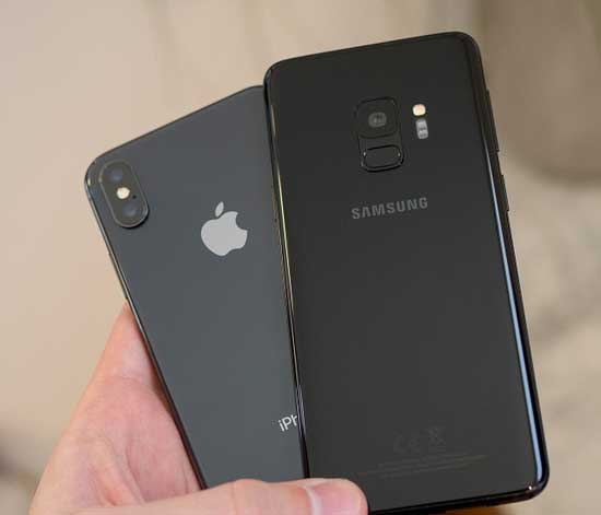 Samsung Galaxy S9 contre appareil photo iPhone X