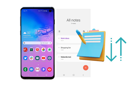 samsung notes backup