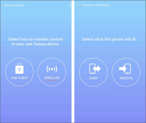 wirelessly transfer contacts from iphone to samsung with smart switch