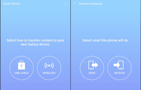 naviguer dans le commutateur intelligent sur Samsung