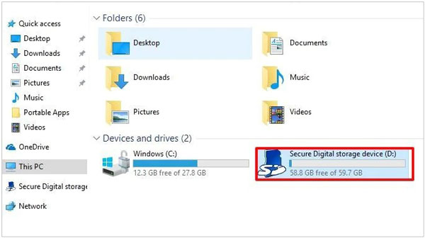 retrieve photos from a lost phone using sd card backup