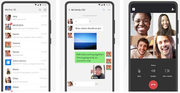 comment envoyer du texte en masse individuellement Android avec WeChat