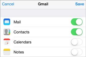 synchroniser les notes avec iCloud