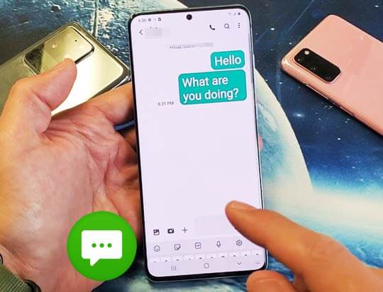 how to send text to multiple contacts without group message android