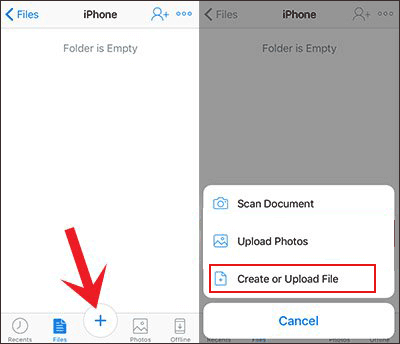 how to send video from iphone to android via dropbox