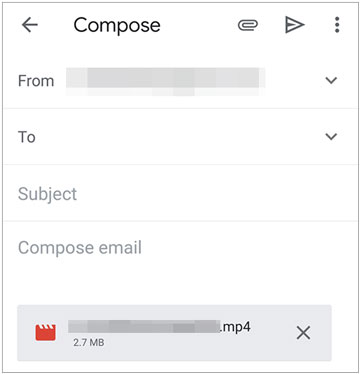 send videos from phone to computer using email