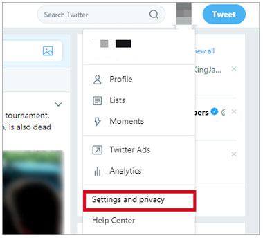 changer votre emplacement sur Twitter sur un ordinateur