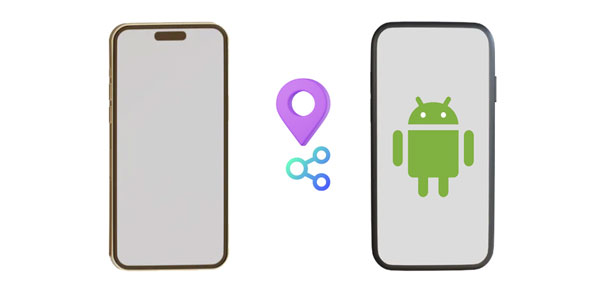 how to share location between iphone and android