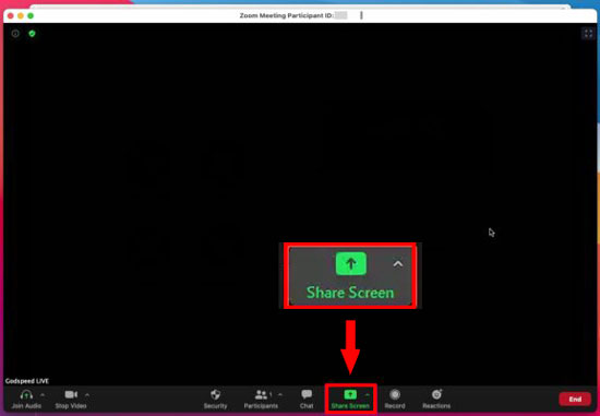 share screen on zoom on macbook