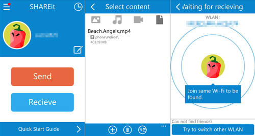 move data from samsung to lg with shareit