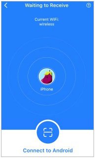 通过 shareit 将铃声从一部 Android 手机发送到另一部