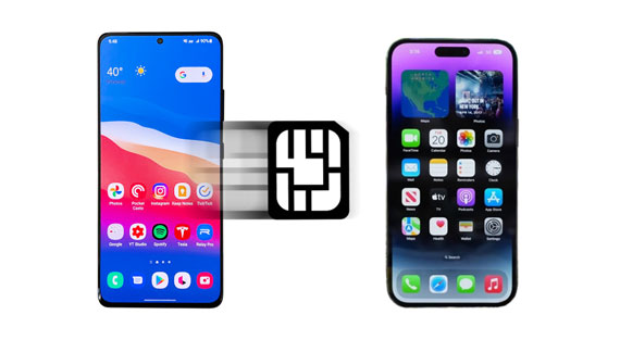switch sim card from android to iphone