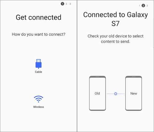 transférer des données d'une tablette à une autre avec le commutateur intelligent Samsung