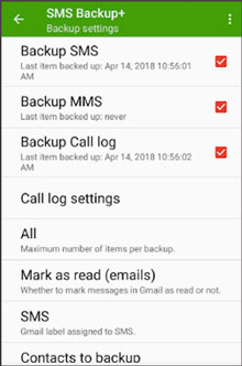 Automatisches Backup des Anrufprotokolls auf Android