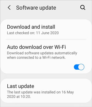 update android os