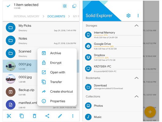 solid file explorer for android