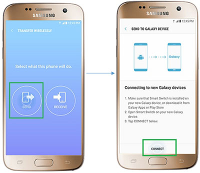 transférer des fichiers de HTC vers Samsung