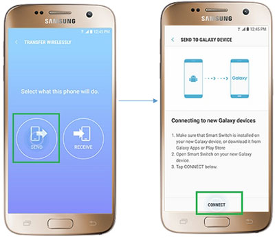 send photos from samsung to samsung