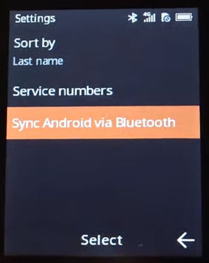 send contacts from android to nokia via bluetooth