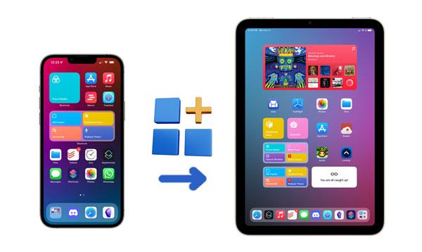sync apps from iphone to ipad