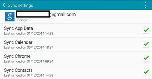 synchroniser les contacts de Gmail vers un appareil LG