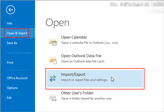 Outlook で連絡先リストを印刷する