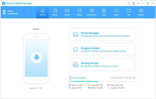 syncdroid android backup software