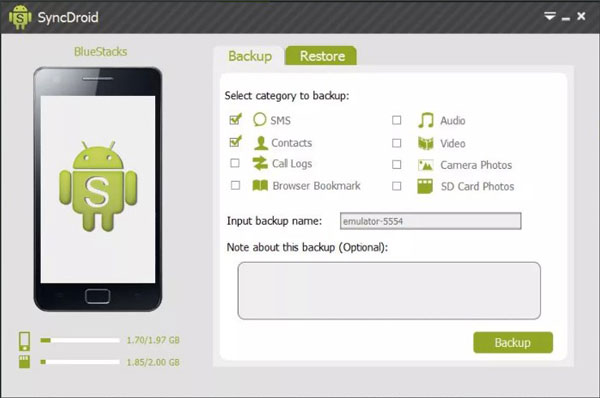 sync software for android