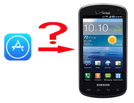is it possible to transfer apps from iphone to android