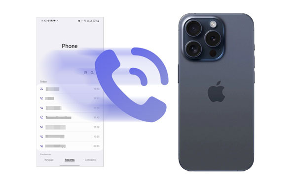 transfer call logs from android to iphone