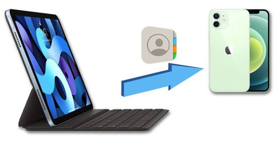 transfer contacts from ipad to iphone