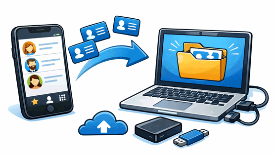 how to transfer contacts from iphone to computer without itunes